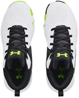 Shop (小學)Under Armour Lockdown 5 '白色黑色萊姆綠' 3023533-102