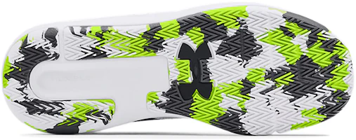 Purchase (小學)Under Armour Lockdown 5 '白色黑色萊姆綠' 3023533-102