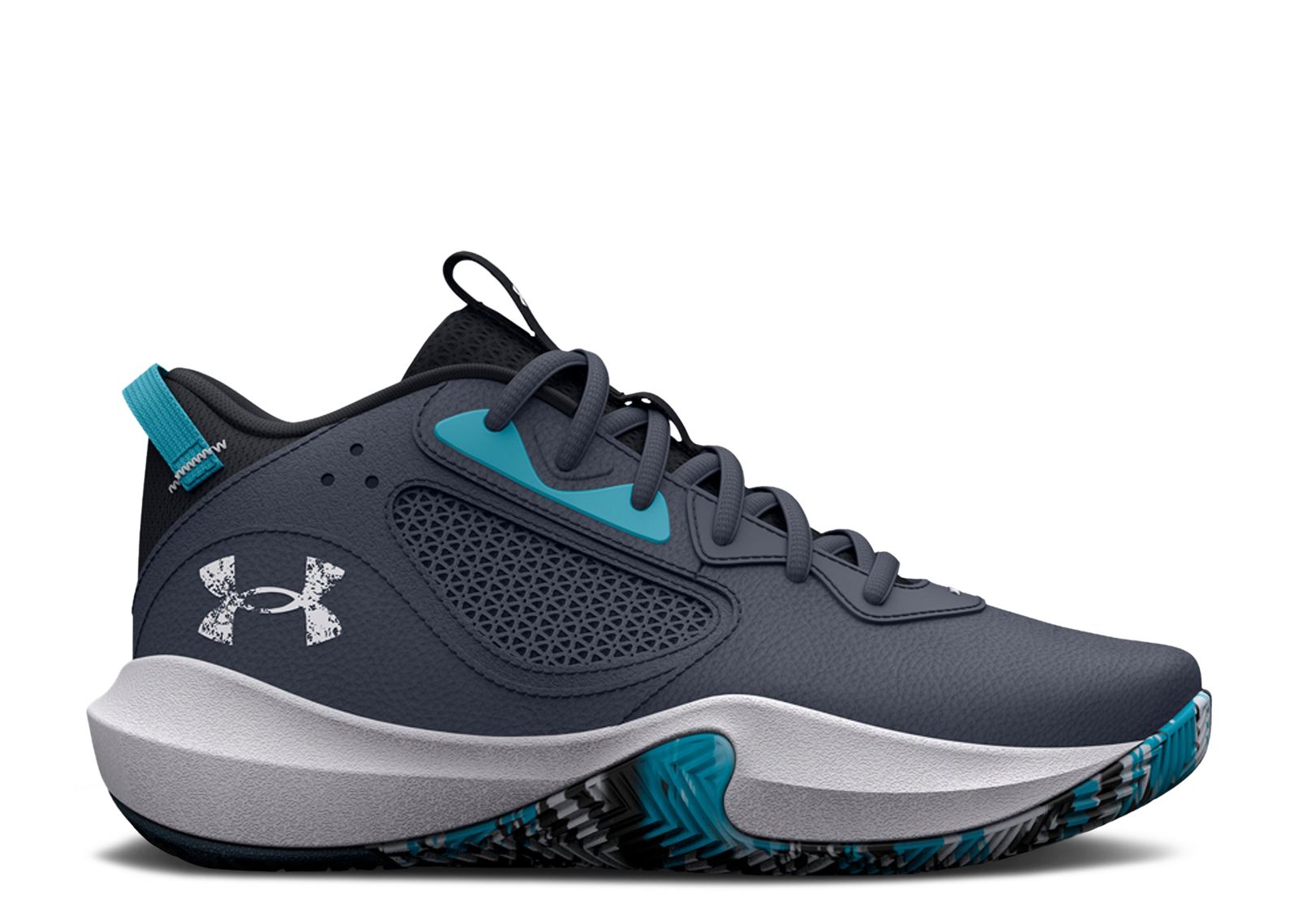 (Grade School) Under Armour Lockdown 6 'Downpour Grey Blue' 3025617-400