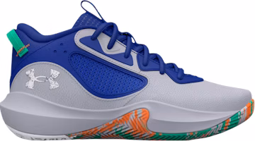 (Grade School) Under Armour Lockdown 6 'Mod Grey Royal' 3025617-100 (Grade School) Under Armour Lockdown 6 'Mod Grey Royal' 3025617-100