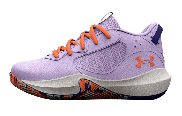 (Grade School) Under Armour Lockdown 6 'Nebula Purple Coral' 3025617-500