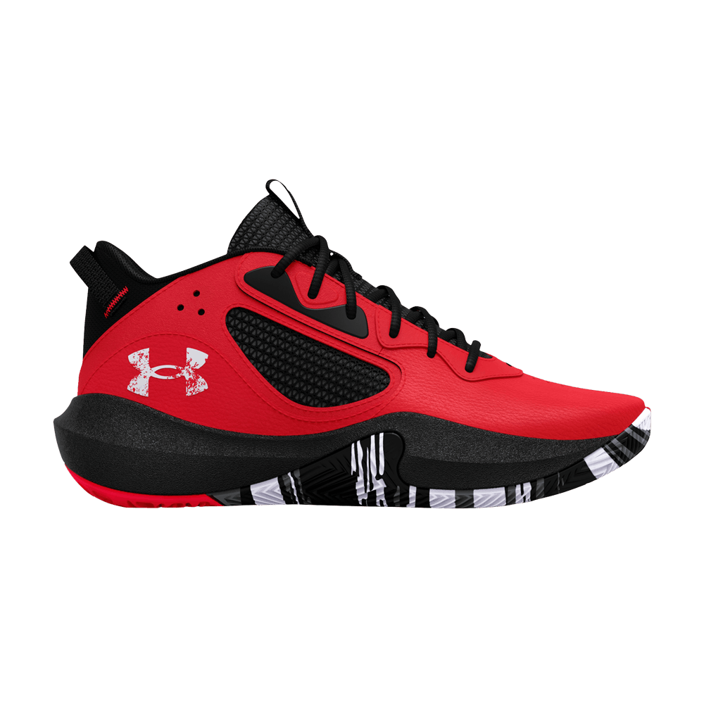 (Grade School) Under Armour Lockdown 6 'Red Black' 3025617-600