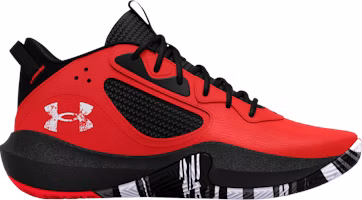 (Grade School) Under Armour Lockdown 6 'Red Black' 3025617-600 (Grade School) Under Armour Lockdown 6 'Red Black' 3025617-600