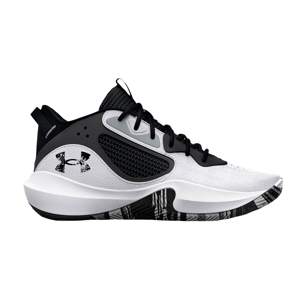 (Grade School) Under Armour Lockdown 6 'White Black' 3025617-101
