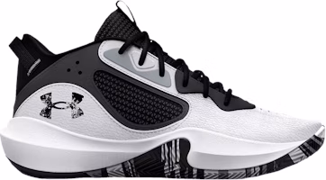 (Grade School) Under Armour Lockdown 6 'White Black' 3025617-101 (Grade School) Under Armour Lockdown 6 'White Black' 3025617-101