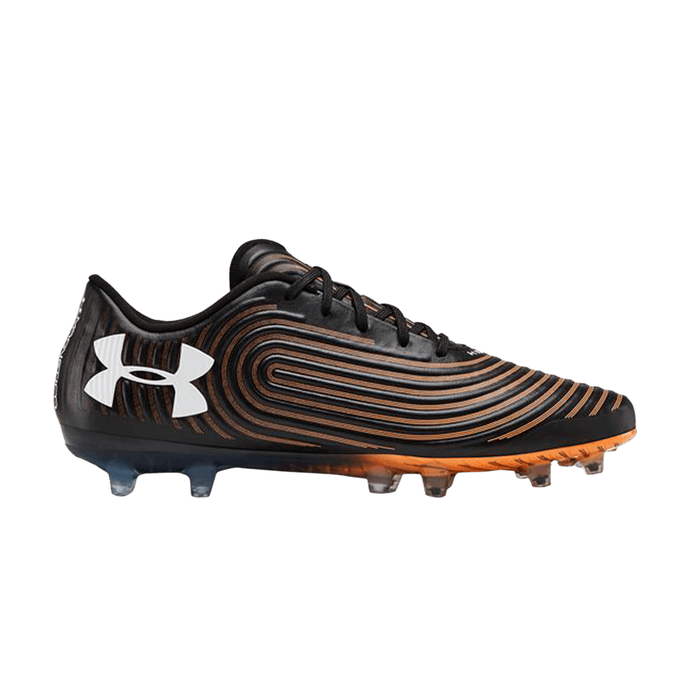 (Grade School) Under Armour Magnetico Control Pro FG Jr 'Black Glow Orange' 3022155-001