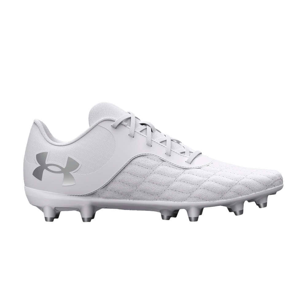(Grade School) Under Armour Magnetico Select 3 FG 'White Metallic Silver' 3026748-100