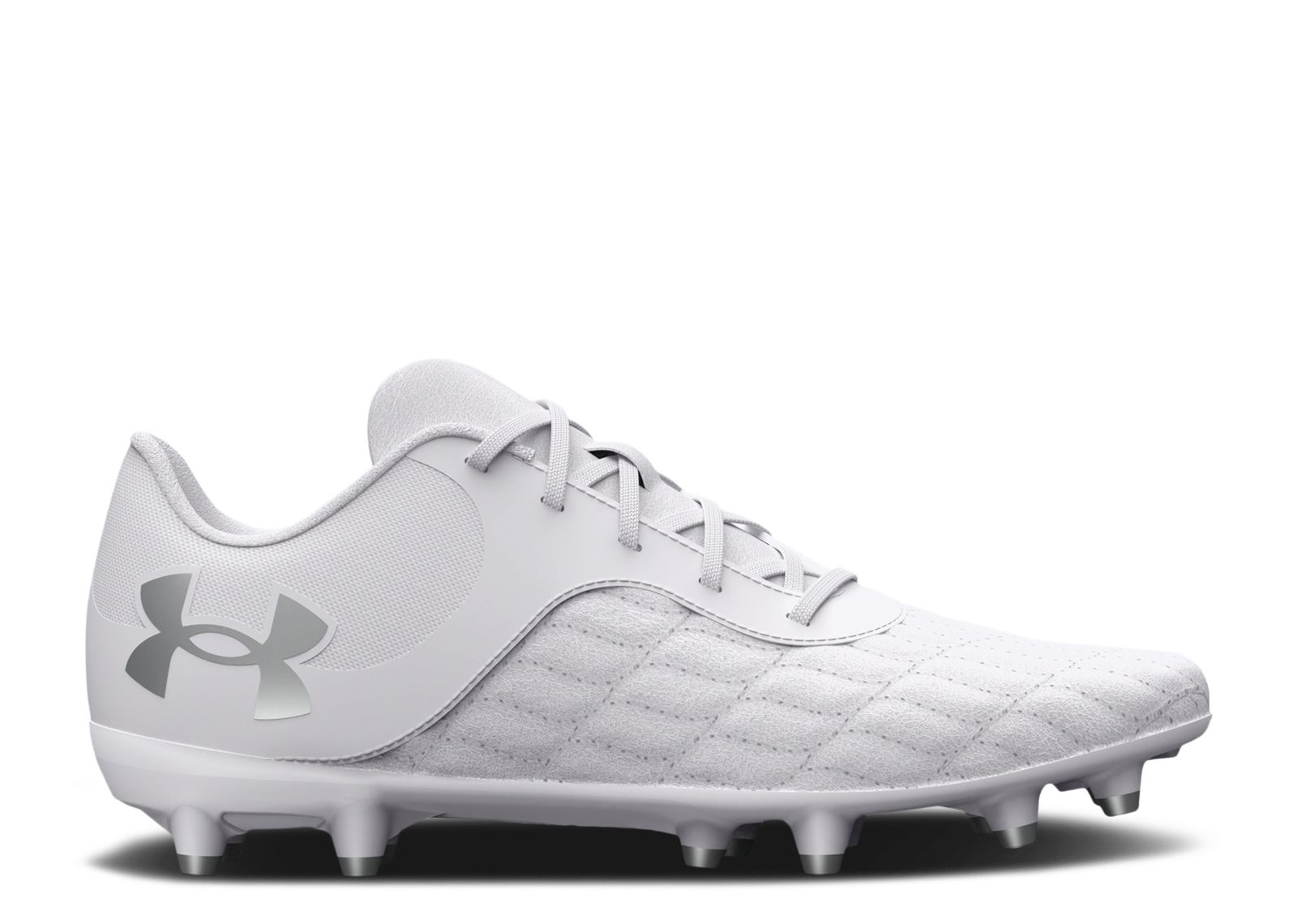 (Grade School) Under Armour Magnetico Select 3 FG 'White Metallic Silver' 3026748-100