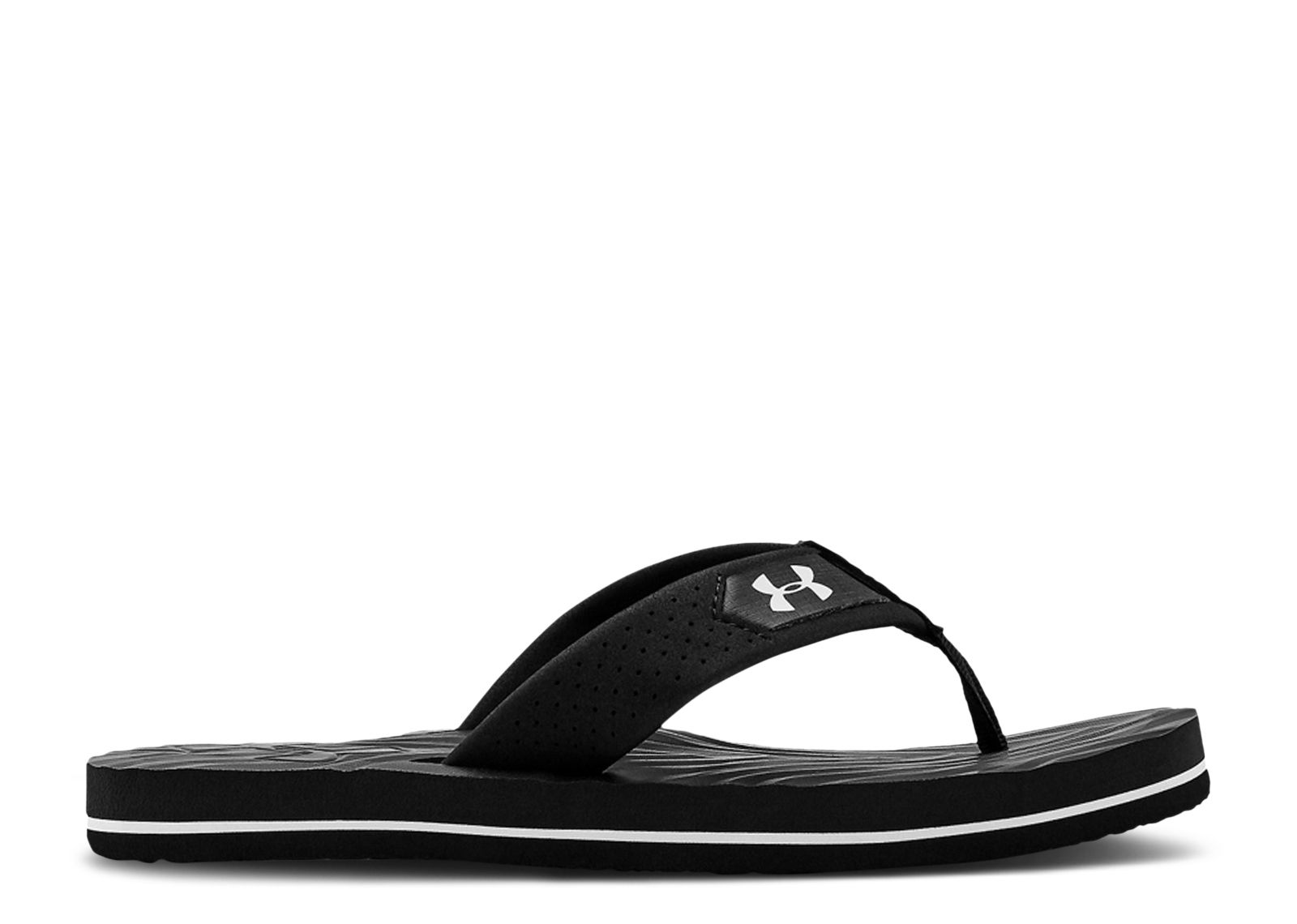 (Grade School) Under Armour Marathon Key 4 Sandal 'Black Jet Grey' 3022729-002