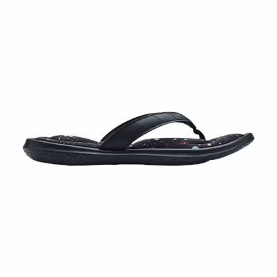 (GS) UA Marbella 7 Graphic Footbed Sandal 'Black'