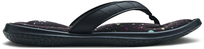 (Grade School) Under Armour Marbella 7 Graphic Footbed Sandal 'Black' 3023791-001 (Grade School) Under Armour Marbella 7 Graphic Footbed Sandal 'Black' 3023791-001