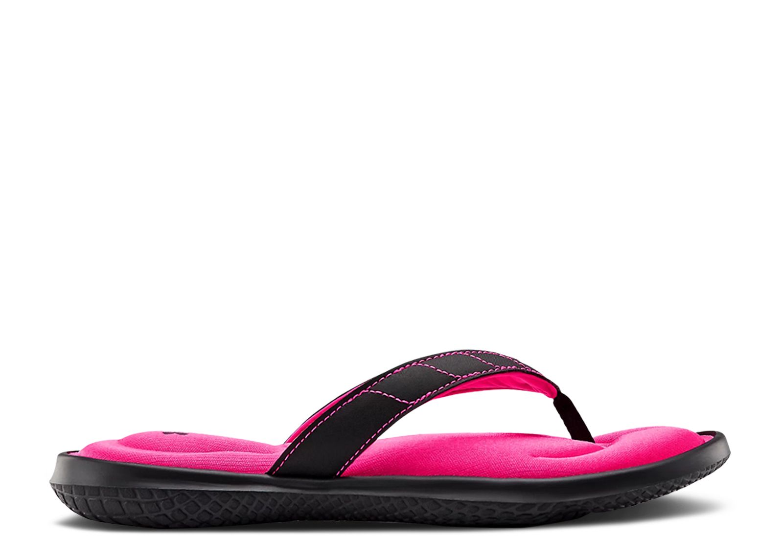 (Grade School) Under Armour Marbella 7 Sandal 'Black Pink Surge' 3022736-001