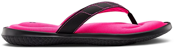 (Grade School) Under Armour Marbella 7 Sandal 'Black Pink Surge' 3022736-001 (Grade School) Under Armour Marbella 7 Sandal 'Black Pink Surge' 3022736-001