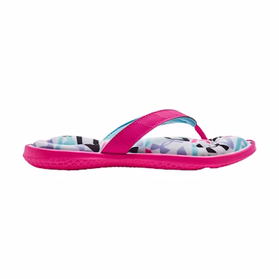 (GS) UA Marbella 7 Sandal 'Electro Pink White'