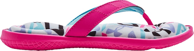 (Grade School) Under Armour Marbella 7 Sandal 'Electro Pink White' 3023791-600 (Grade School) Under Armour Marbella 7 Sandal 'Electro Pink White' 3023791-600
