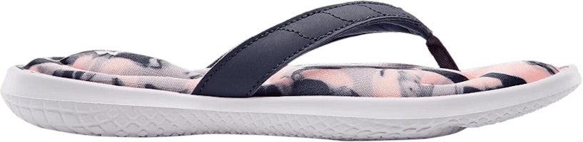 (Grade School) Under Armour Marbella 7 Sandal 'Paint Smudge - White Blue Ink' 3022735-100 (Grade School) Under Armour Marbella 7 Sandal 'Paint Smudge - White Blue Ink' 3022735-100