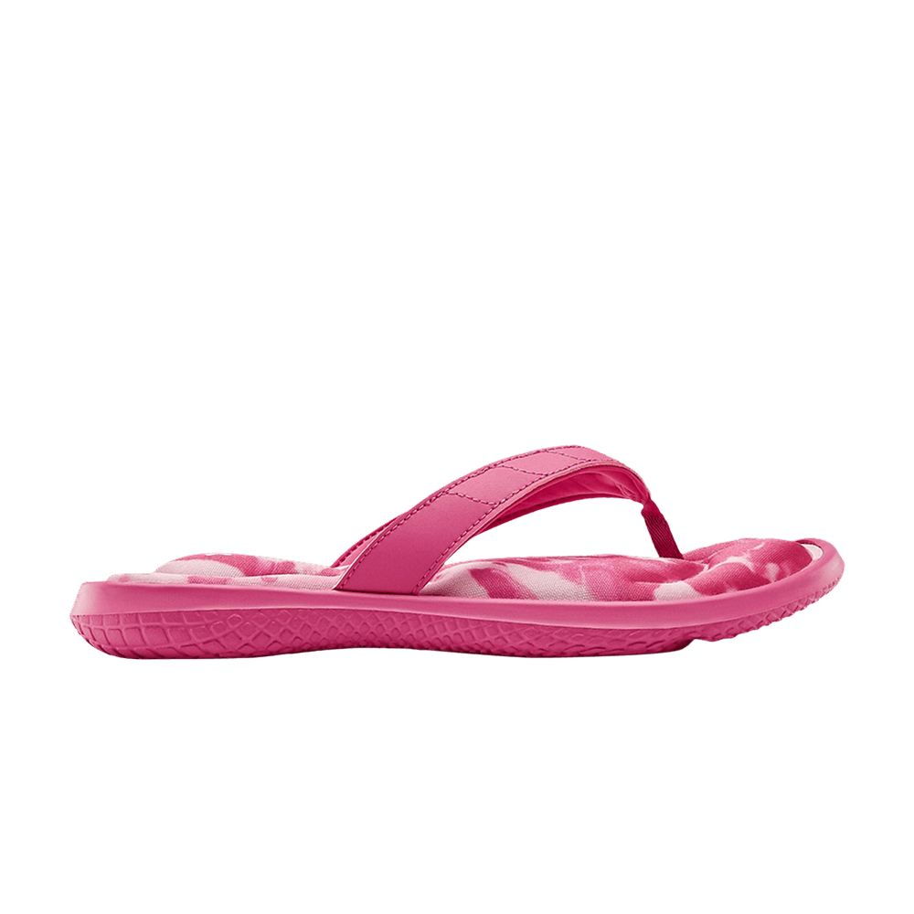 (Grade School) Under Armour Marbella 7 Sandal 'Paint Smudge - Bubble Gum' 3022735-601