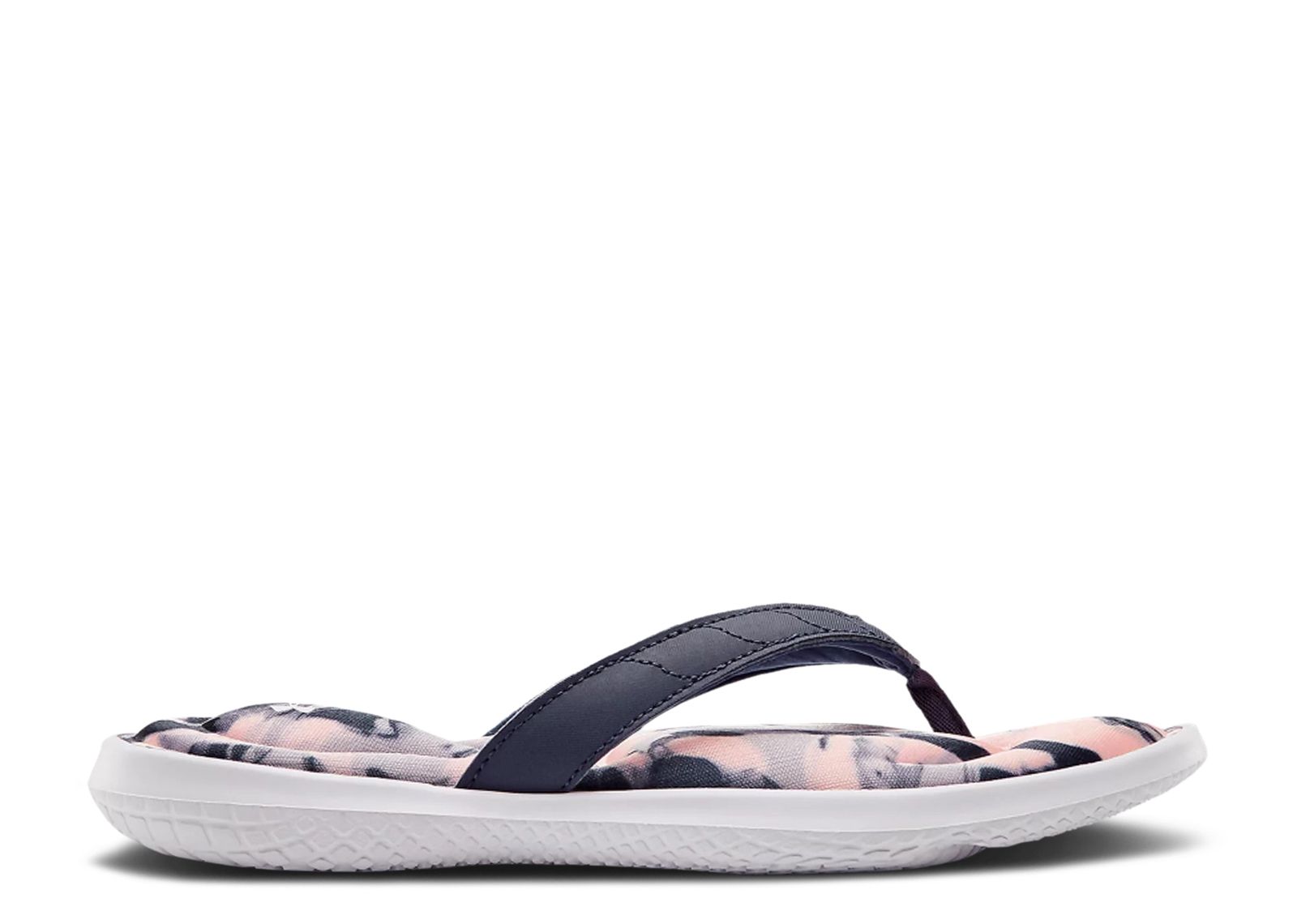 (Grade School) Under Armour Marbella 7 Sandal 'Paint Smudge - White Blue Ink' 3022735-100