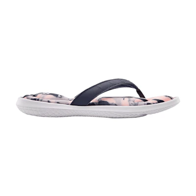 (GS) UA Marbella 7 Sandal 'Paint Smudge - White Blue Ink'