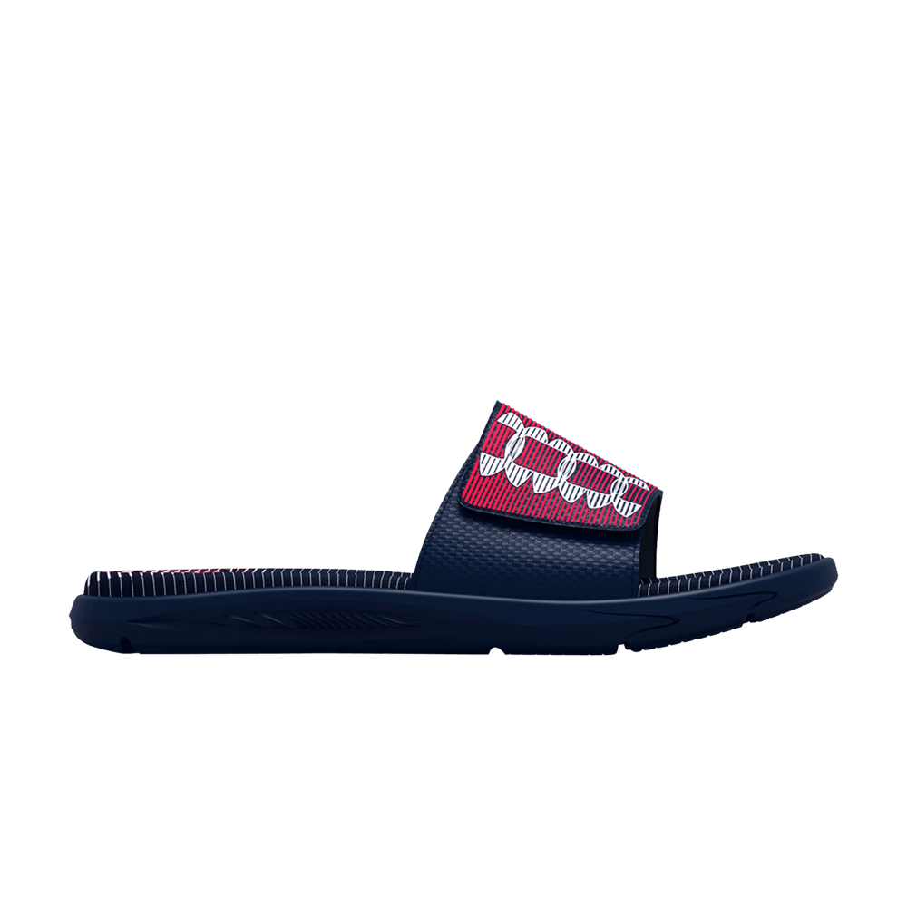 (Grade School) Under Armour Mercenary Slide 'Academy Red' 3025048-401