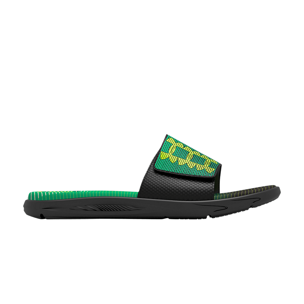 Buy 언더아머 머큐리얼 슬라이드 '블랙/베이퍼 그린' (초등학생용) 3025048-002