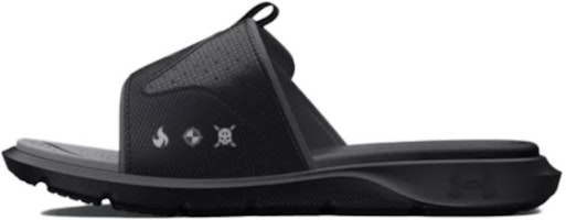 (Grade School) Under Armour Mercenary Slide 'Black Jet Grey' 3026154-001 (Grade School) Under Armour Mercenary Slide 'Black Jet Grey' 3026154-001