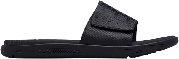 (Grade School) Under Armour Mercenary Slide 'Black Jet Grey' 3025048-001 (Grade School) Under Armour Mercenary Slide 'Black Jet Grey' 3025048-001