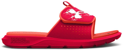 (Grade School) Under Armour Mercenary Slide 'Red After Burn' 3026154-600 (Grade School) Under Armour Mercenary Slide 'Red After Burn' 3026154-600