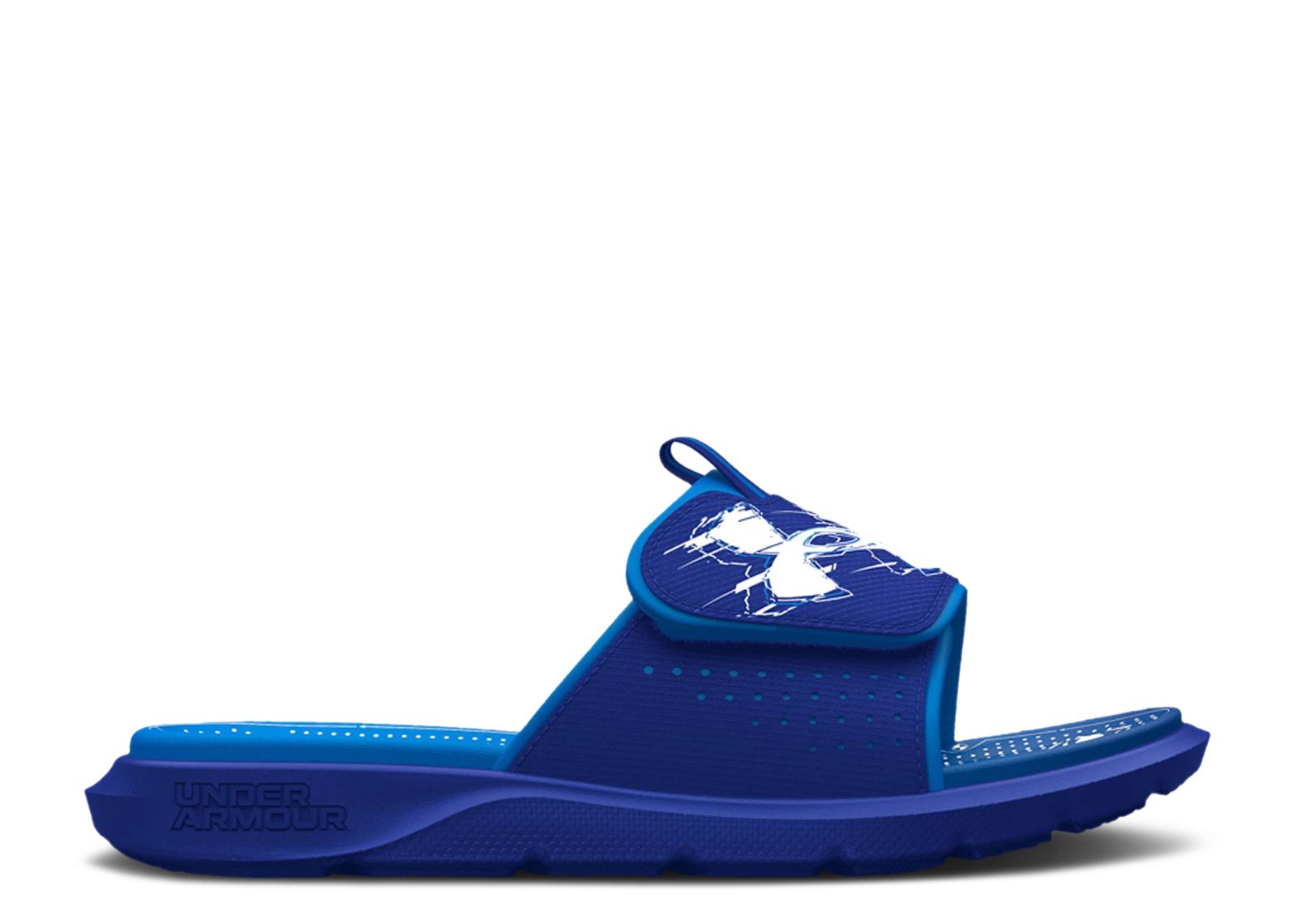 (Grade School) Under Armour Mercenary Slide 'Royal' 3026154-400
