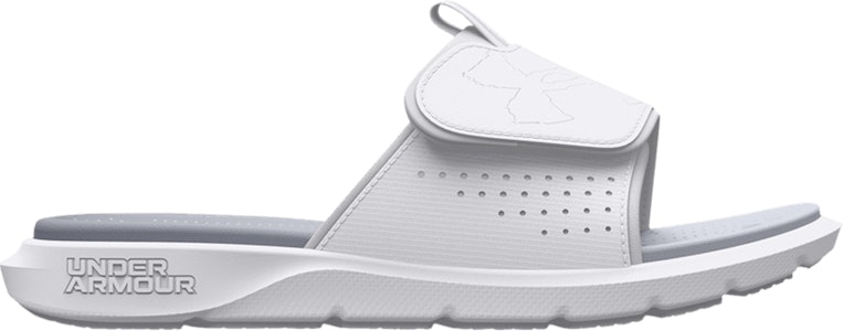 (小学用) 安德玛 Mercenary Slide '白色光晕灰' 拖鞋 3026154-100 Buy (小学用) 安德玛 Mercenary Slide '白色光晕灰' 拖鞋 3026154-100