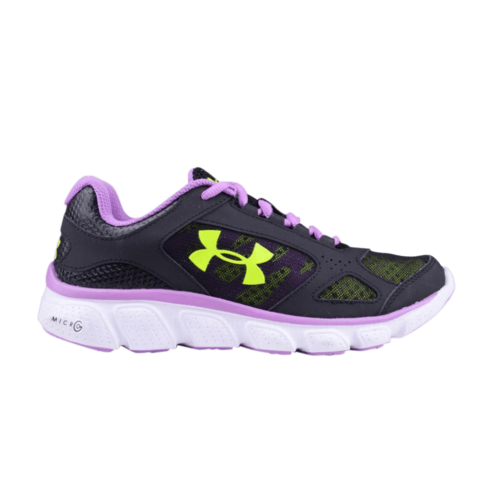 (Grade School) Under Armour Micro G Assert 5 'Black Exoctic Bloom' 1252349-001
