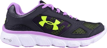 (Grade School) Under Armour Micro G Assert 5 'Black Exoctic Bloom' 1252349-001 (Grade School) Under Armour Micro G Assert 5 'Black Exoctic Bloom' 1252349-001