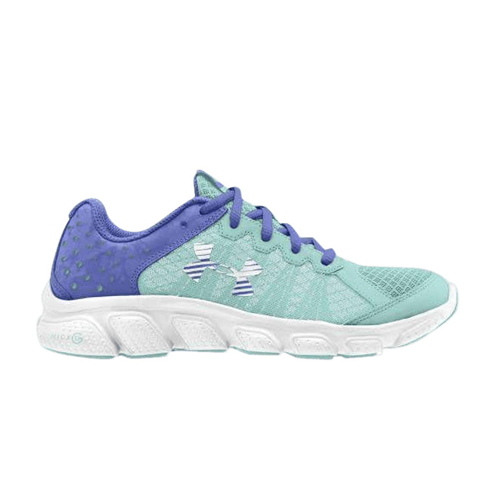(Grade School) Under Armour Micro G Assert 6 'Green' 1266320-396