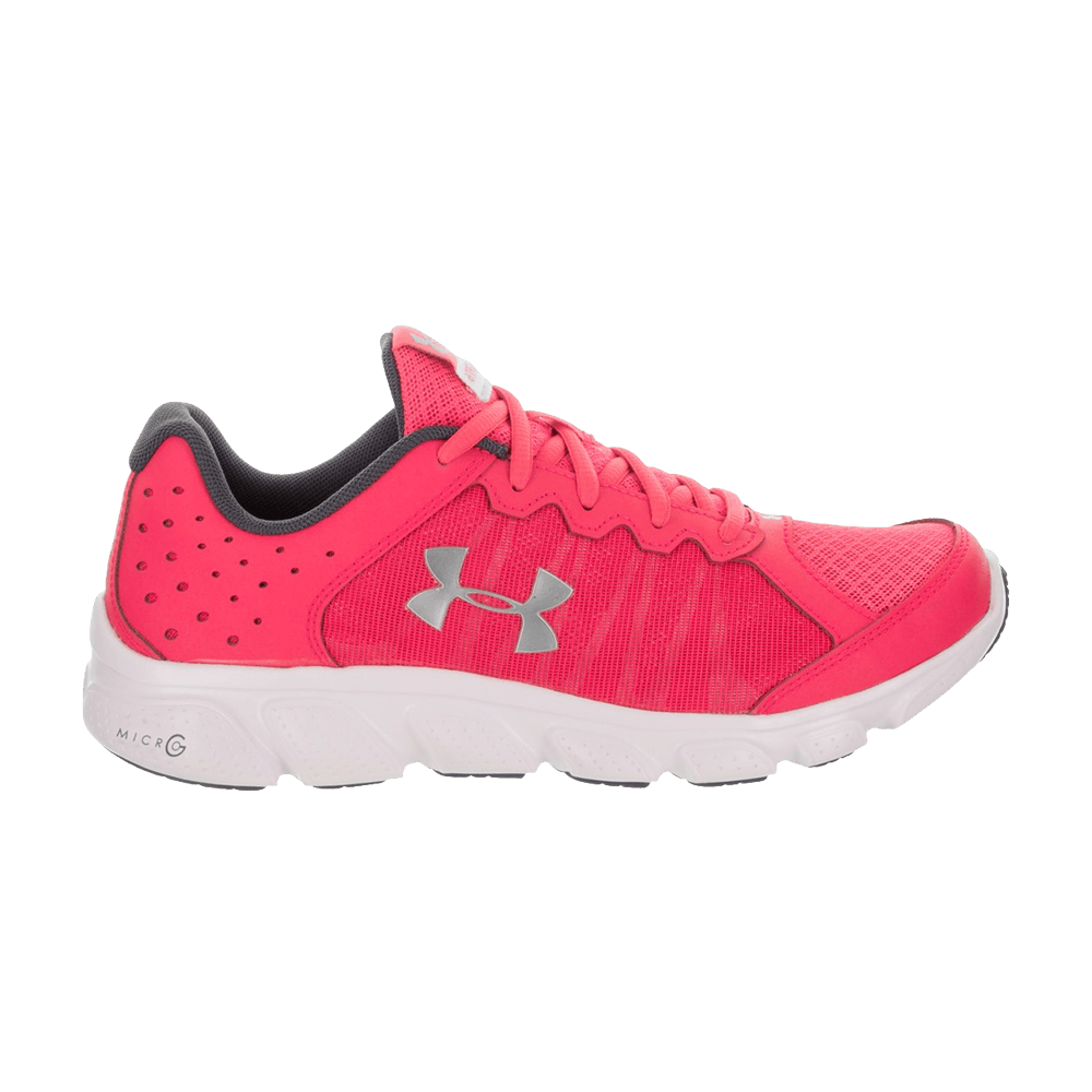 (Grade School) Under Armour Micro G Assert 6 'Penta Pink' 1266320-600