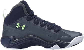 (Grade School) Under Armour Micro G Pro 'Stealth Grey Avex Green' 1269586-008 (Grade School) Under Armour Micro G Pro 'Stealth Grey Avex Green' 1269586-008