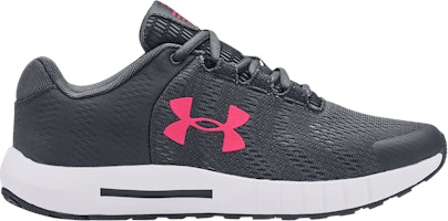 (Grade School) Under Armour Micro G Pursuit 'Pitch Grey White' 3022092-102 (Grade School) Under Armour Micro G Pursuit 'Pitch Grey White' 3022092-102