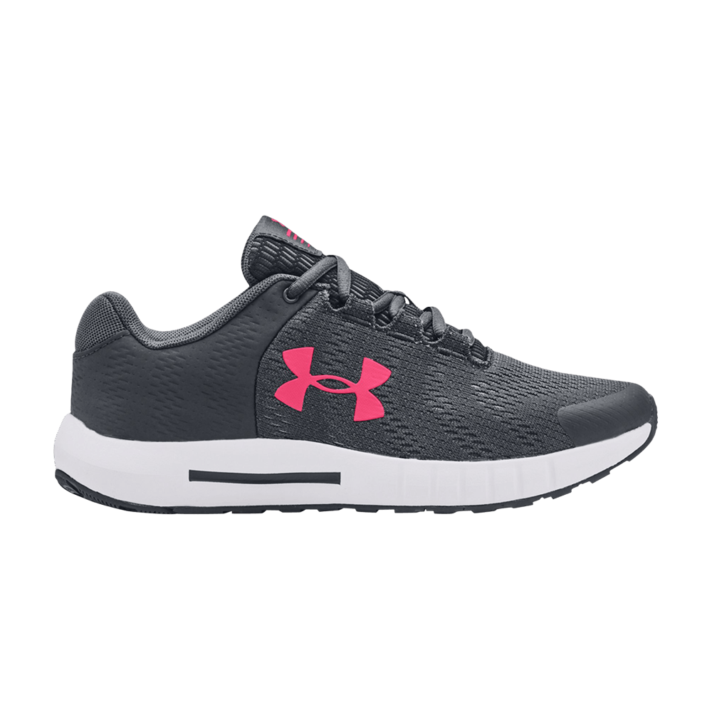 Buy (Escolar) Under Armour Micro G Pursuit 'Gris Pitch Blanco' 3022092-102
