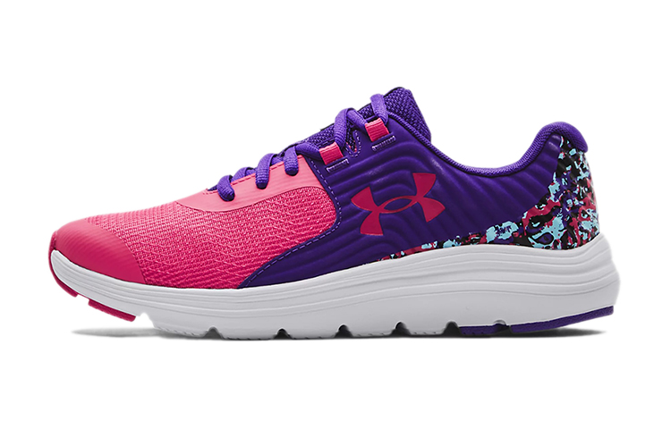 (Grade School) Under Armour Outhustle Print 'Gala White' 3025061-600