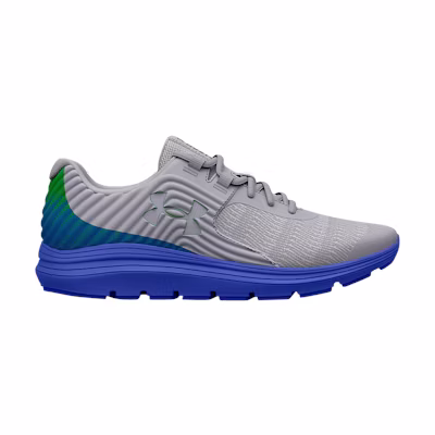 (GS) UA Outhustle Printed 'Mod Grey Versa Blue'
