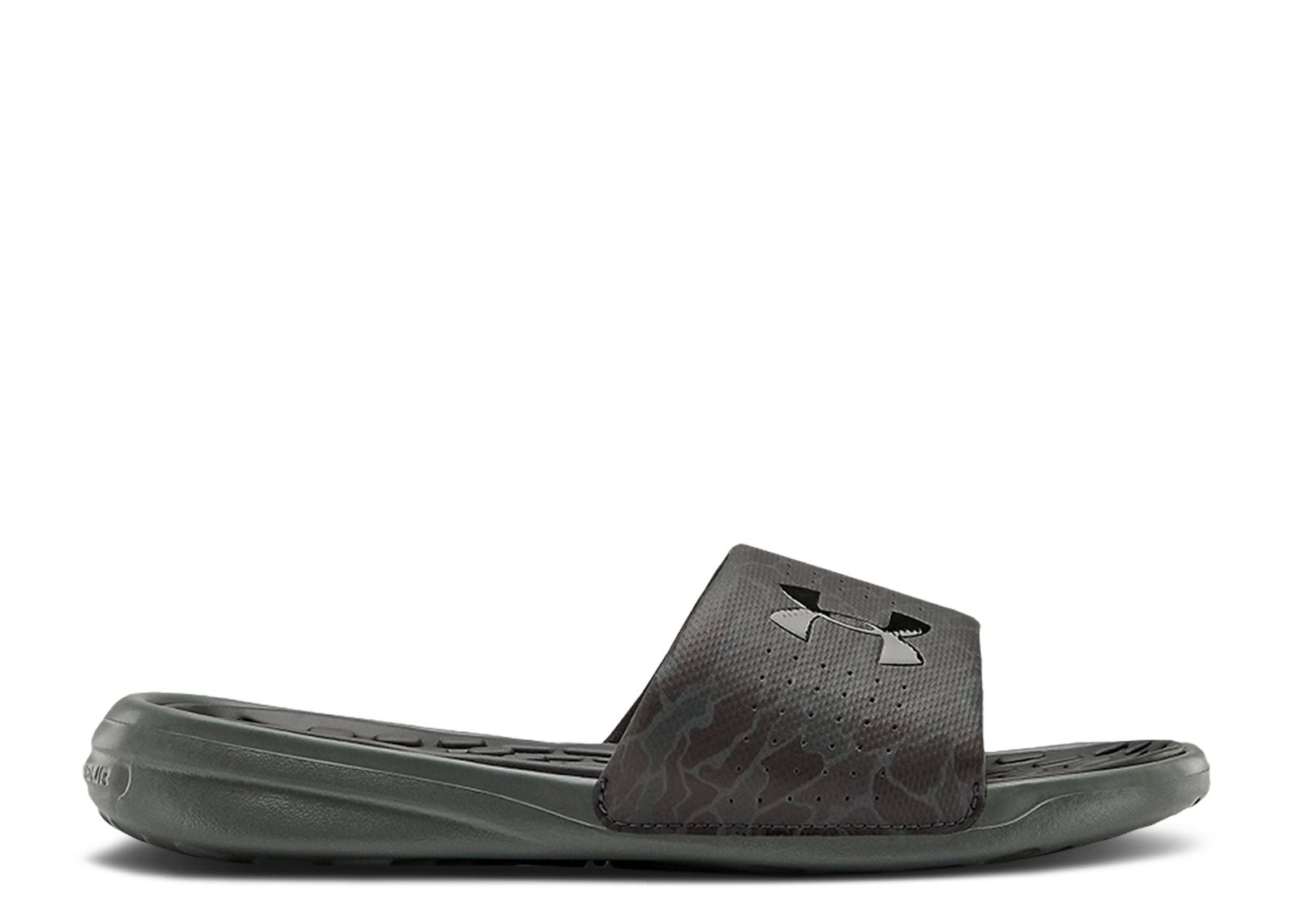 (Grade School) Under Armour Playmaker D Multi Slide 'Black Jet Grey Camo' 3022731-002