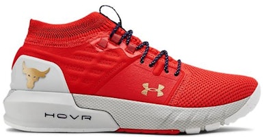 (Grade School) Under Armour Project Rock 2 'Blood Orange' 3022704-604 (Grade School) Under Armour Project Rock 2 'Blood Orange' 3022704-604
