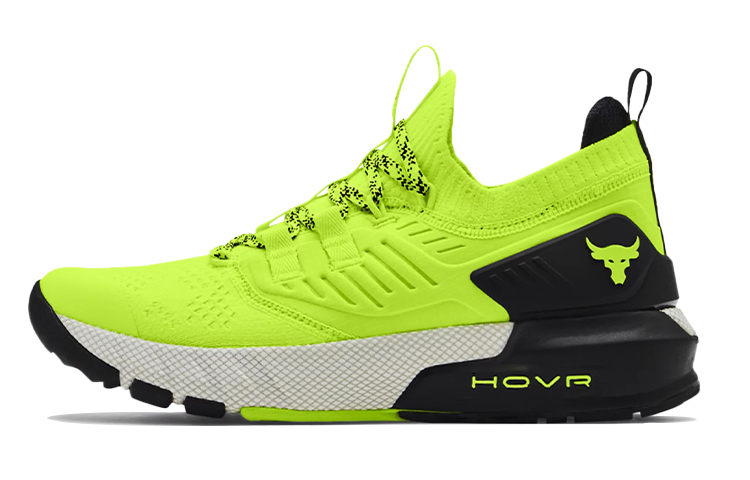 (Grade School) Under Armour Project Rock 3 'High-Vis Yellow Black' 3023270-306