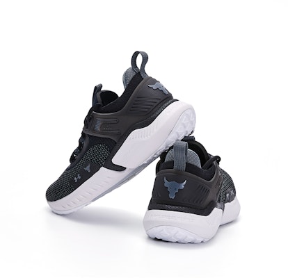 (Grade School) Under Armour Project Rock 5 'Black White' 3025437-003 Shop (Grade School) Under Armour Project Rock 5 'Black White' 3025437-003