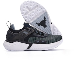 (Kanak-Kanak) Under Armour Project Rock 5 'Hitam Putih' 3025437-003 Purchase (Kanak-Kanak) Under Armour Project Rock 5 'Hitam Putih' 3025437-003