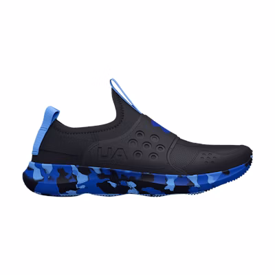 (GS) UA Runplay 'Black Carolina Blue Camo'
