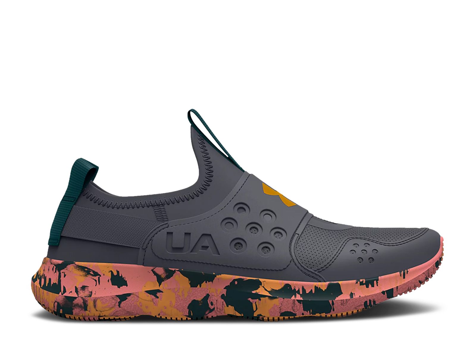 (Grade School) Under Armour Runplay 'Pitch Grey Batik Camo' 3025001-101