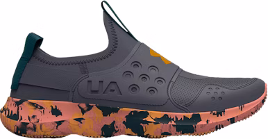 (Grade School) Under Armour Runplay 'Pitch Grey Batik Camo' 3025001-101 (Grade School) Under Armour Runplay 'Pitch Grey Batik Camo' 3025001-101
