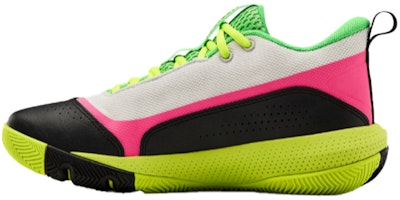 (Grade School) Under Armour SC 3ZER0 4 'White Vis Yellow' 3023918-102 (Grade School) Under Armour SC 3ZER0 4 'White Vis Yellow' 3023918-102