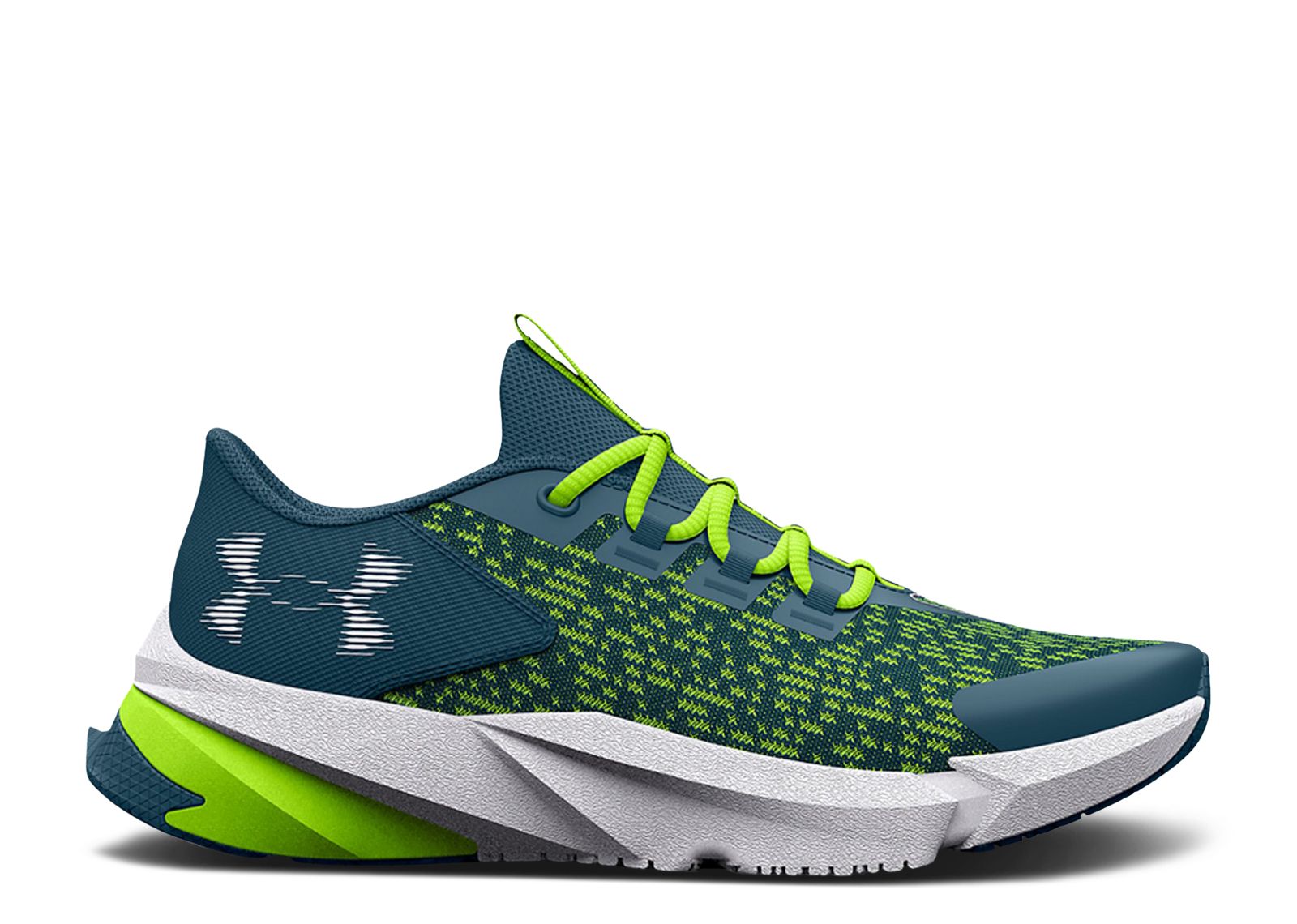 (Grade School) Under Armour Scramjet 5 'Static Blue Lime' 3025535-401