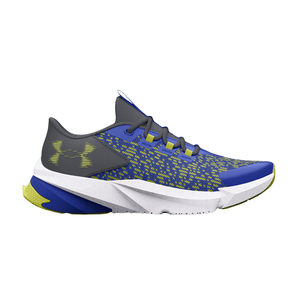 (Grade School) Under Armour Scramjet 5 AL 'Team Royal Lime Yellow' 3025535-402